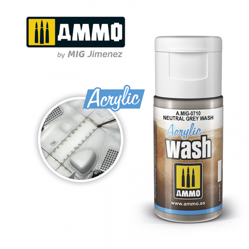Ammo: Acrylic Wash - Neutral Grey Wash
