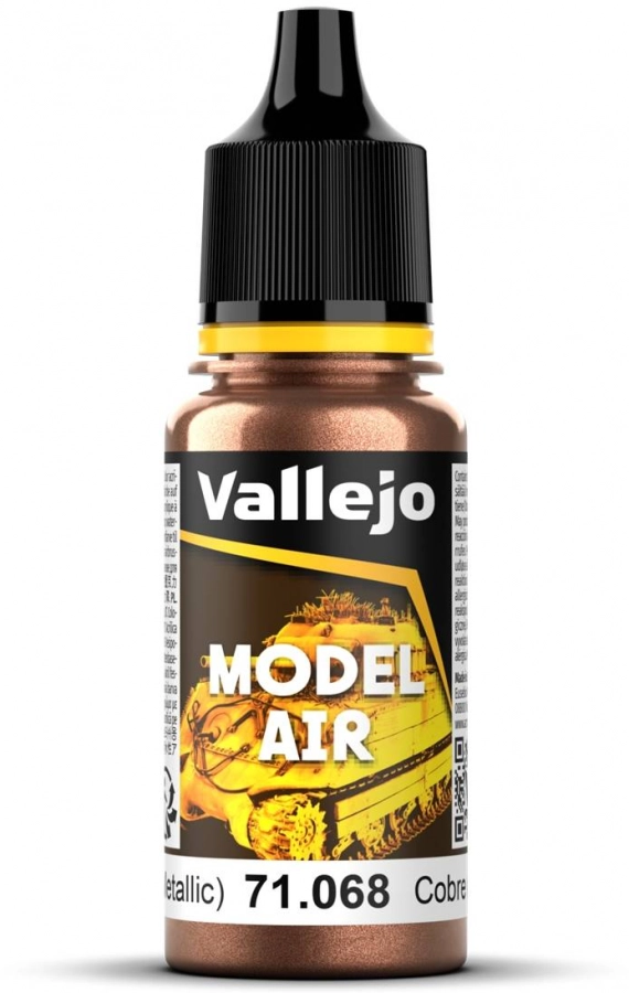 Vallejo: 71.068 - Model Air - Metallic - Copper (17 ml)