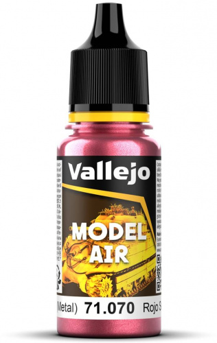 Vallejo: 71.070 - Model Air - Metallic - Signal Red (17 ml)