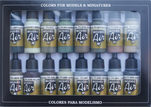 Vallejo: 71.180 - Model Air - Allied Forces WWII (16x17 ml)