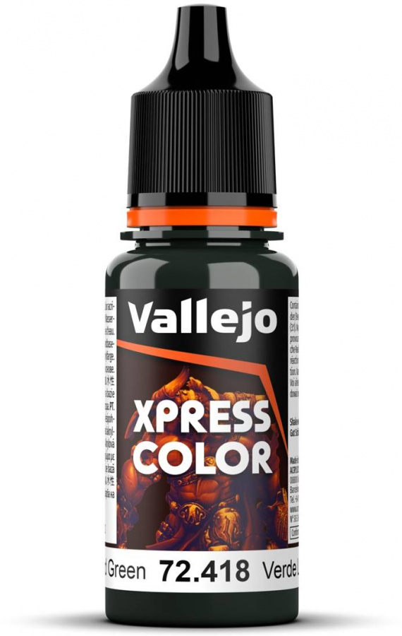 Vallejo: 72.418 - Xpress Color - Lizard Green (18 ml)