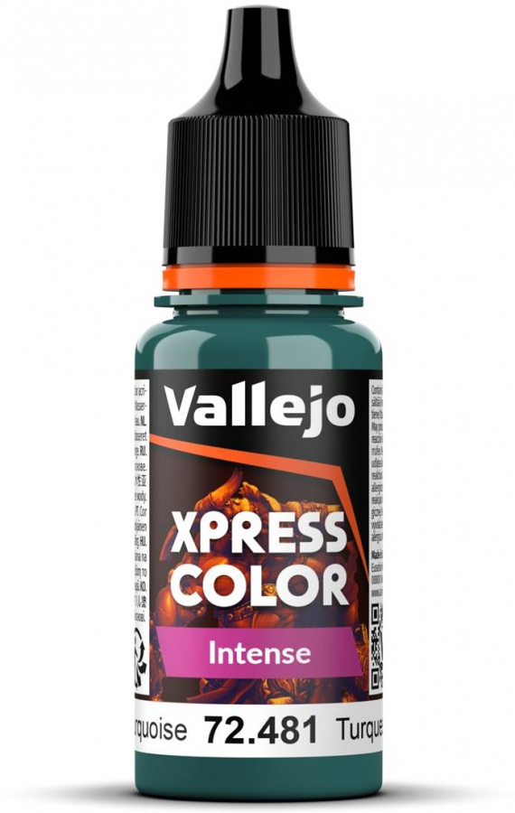 Vallejo: 72.481 - Xpress Color Intense - Heretic Turquoise (18 ml)