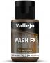 Vallejo: Wash FX - Dark Brown 35 ml