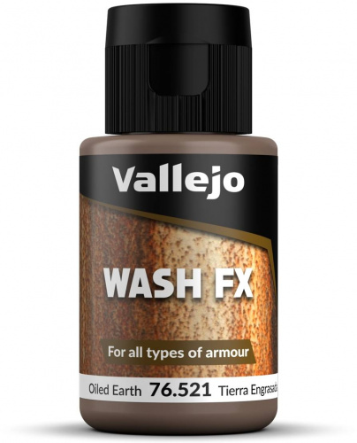 Vallejo: 76.521 - Wash FX - Oiled Earth (35 ml)