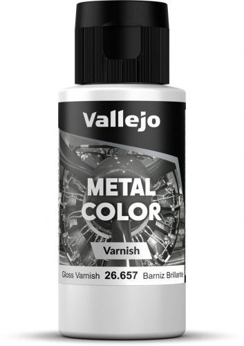 Vallejo: 26.657 - Gloss Metal Varnish (60 ml)