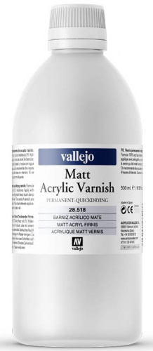 Vallejo: 28.518 - Matt Acrylic Varnish (500 ml)