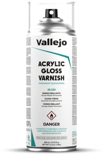 Vallejo: 28.530 - Acrylic Gloss Varnish Spray (400 ml)
