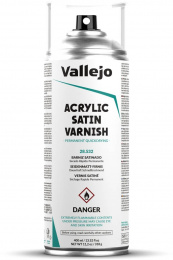 Vallejo: 28.532 - Acrylic Satin Varnish Spray (400 ml)