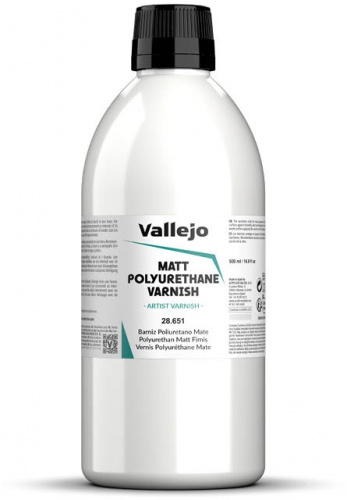 Vallejo: 28.651 - Matt Polyurethane Varnish (500 ml)