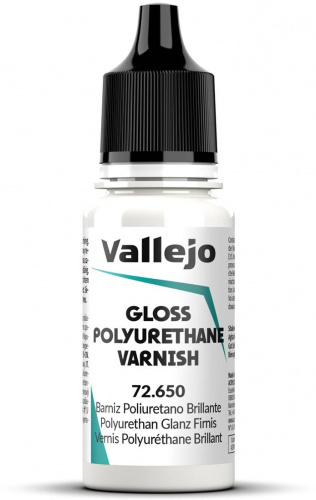 Vallejo: 72.650 - Gloss Polyurethane Varnish (18 ml)
