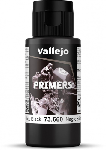 Vallejo: 73.660 - Surface Primers - Gloss Black (60 ml)