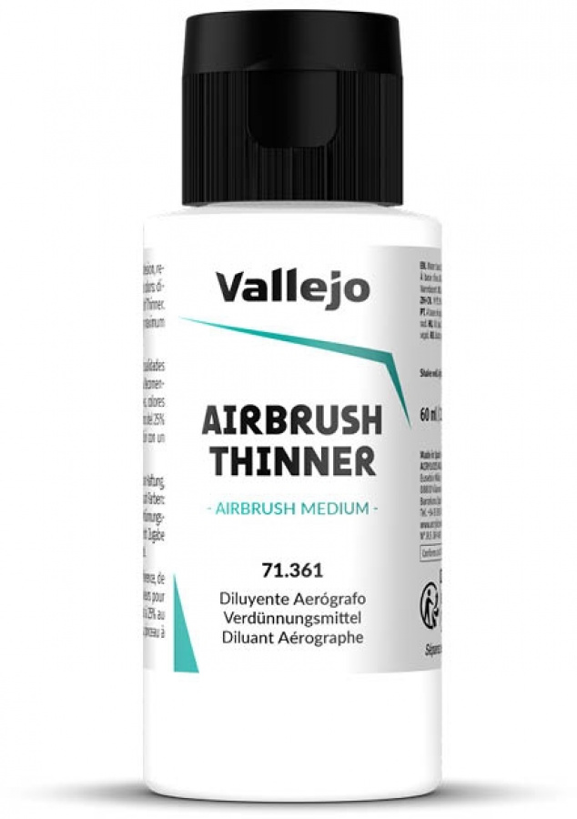 Vallejo: 71.361 - Airbrush Thinner (60 ml)