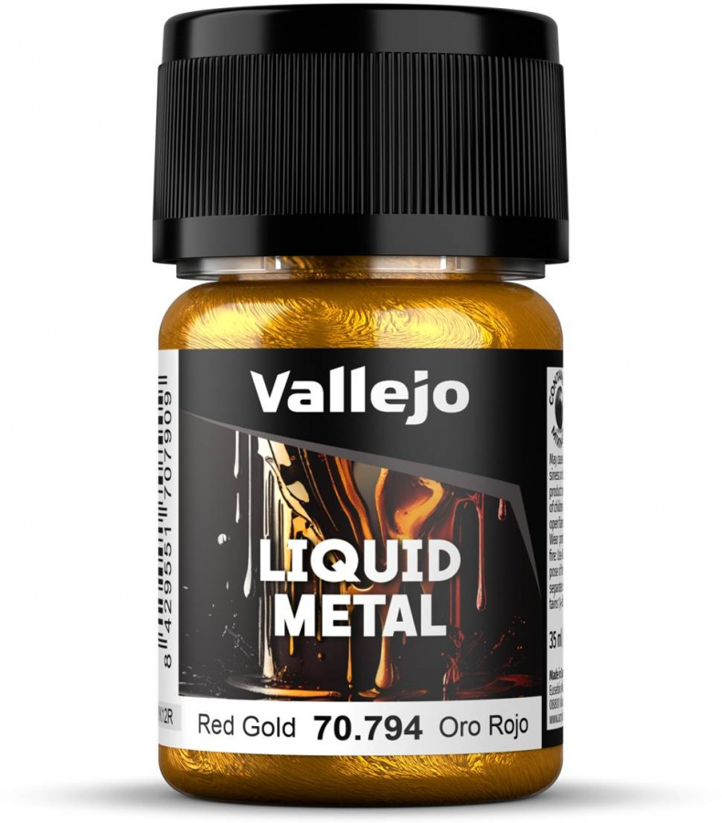 Vallejo: 70.794 - Liquid Metal - Red Gold (35 ml)