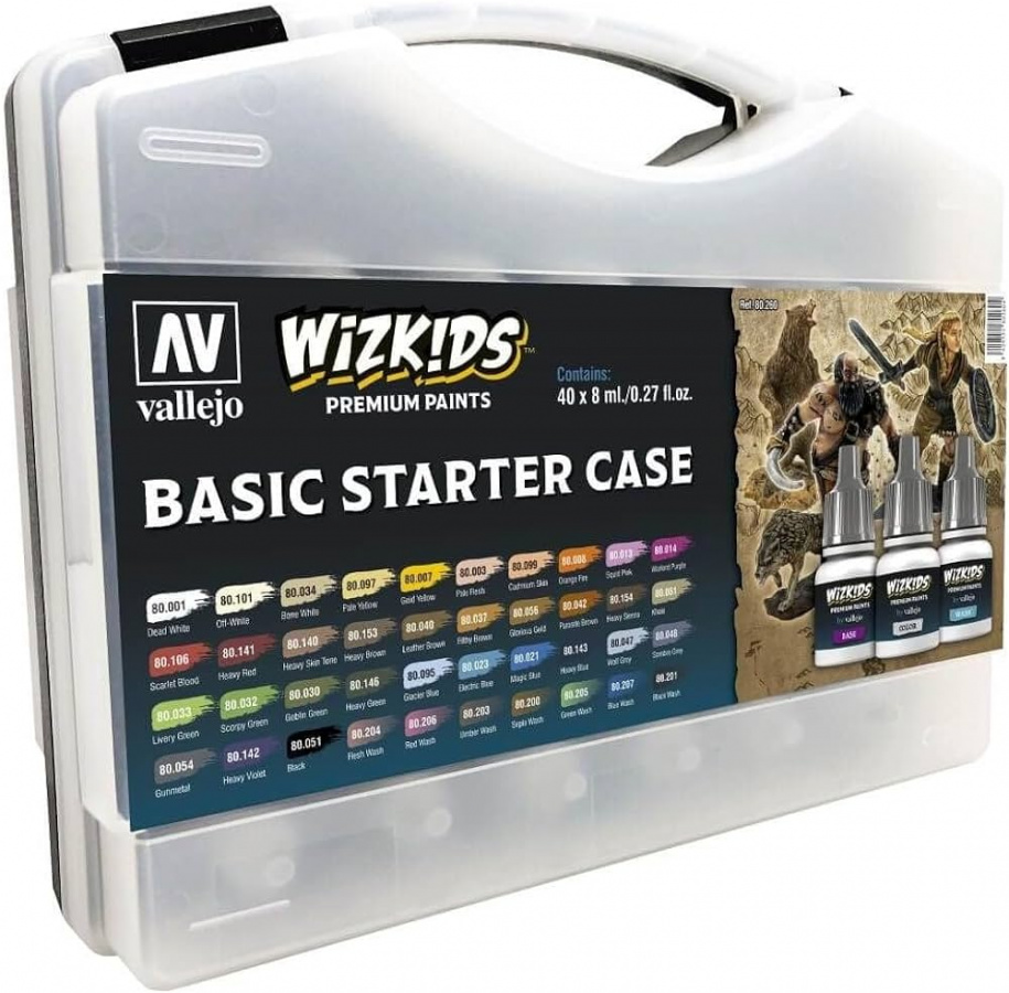 Vallejo: 80.261 - Wizkids - Intermediate Case (40x8 ml)