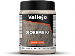 Vallejo: 26.213 - Diorama FX - Ground Textures - Grey Pumice (200 ml)
