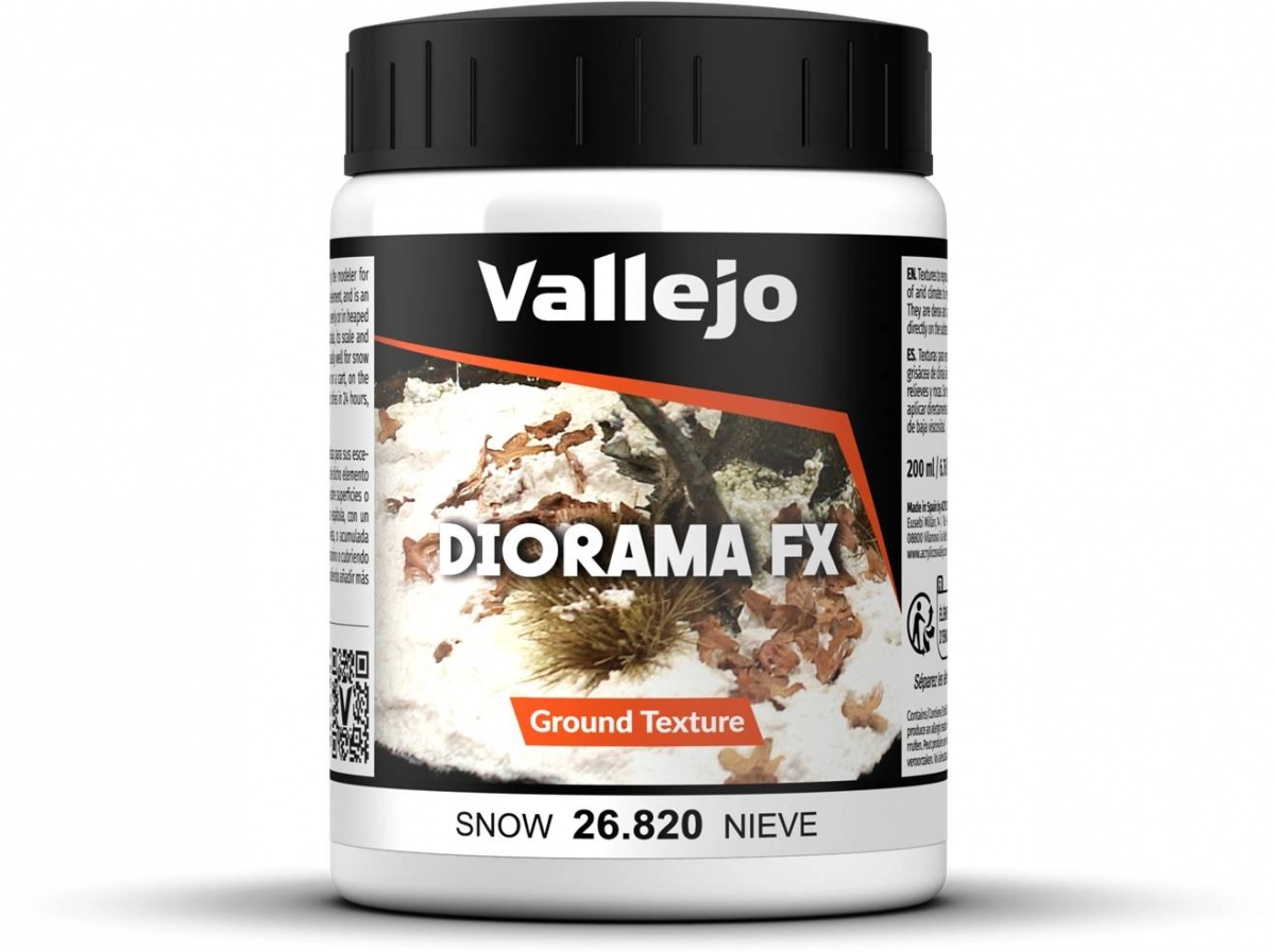 Vallejo: 26.820 - Diorama FX - Ground Textures - Snow (200 ml)