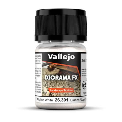 Vallejo: 26.301 - Diorama FX - Landscape Textures - Alkaline White (0,5-1 mm)