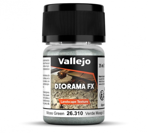 Vallejo: 26.310 - Diorama FX - Landscape Textures - Moss Green (0,5-1 mm)