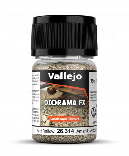 Vallejo: 26.314 - Diorama FX - Landscape Textures - Arid Yellow (0,5-1 mm)