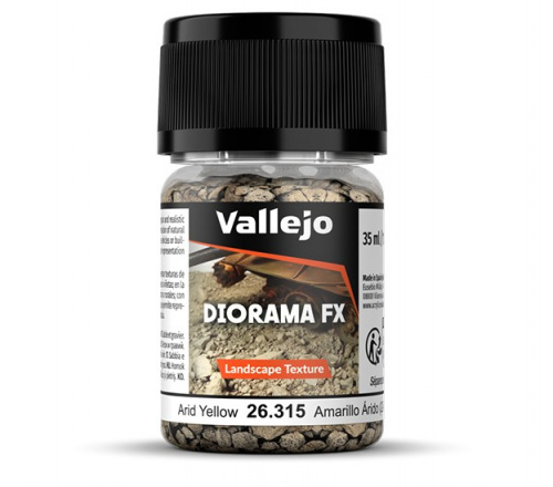 Vallejo: 26.315 - Diorama FX - Landscape Textures - Arid Yellow (2-5 mm)