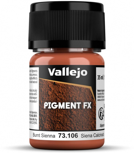 Vallejo: 73.106 - Pigment FX - Burnt Sienna (35 ml)