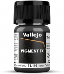 Vallejo: 73.116 - Pigment FX - Carbon Black Smoke Black (35 ml)