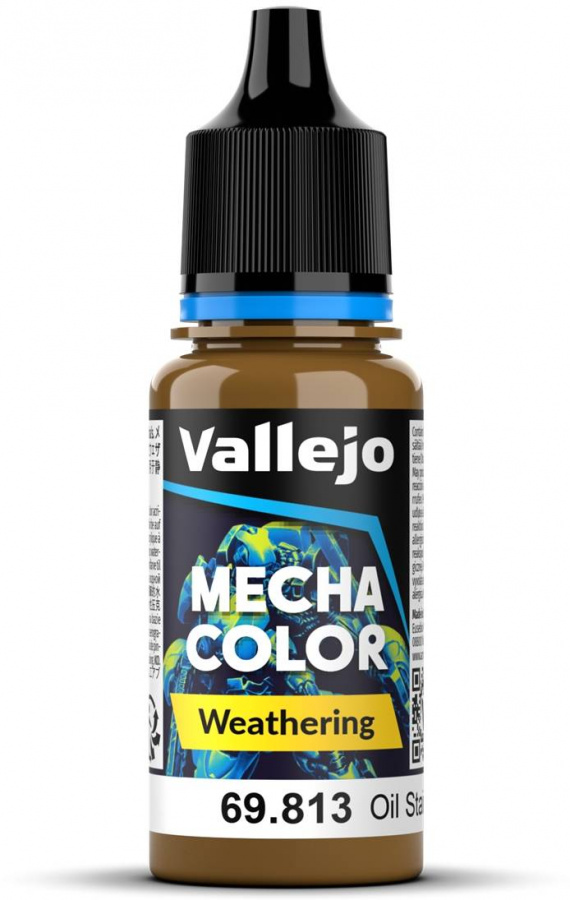 Vallejo: 69.813 - Mecha Weathering - Oil Stains Gloss (17 ml)