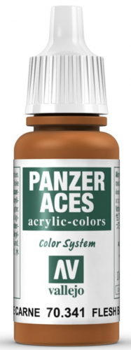 Vallejo: 70.341 - Panzer Aces - Flesh Base (17 ml)