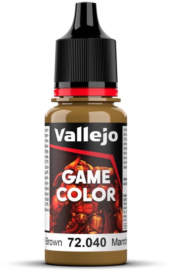 Vallejo: 72.040 - Game Color - Leather Brown (18 ml)