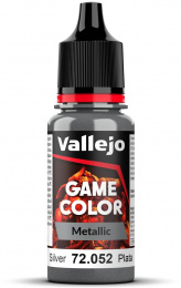 Vallejo: 72.052 - Game Color - Metallic - Silver (18 ml)