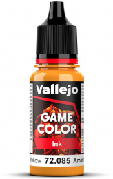 Vallejo: 72.085 - Game Color - Ink - Yellow (18 ml)