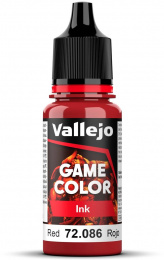 Vallejo: 72.086 - Game Color - Ink - Red (18 ml)
