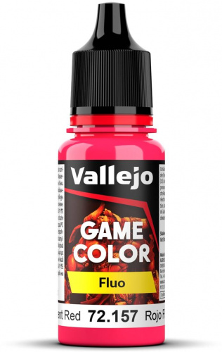 Vallejo: 72.157 - Game Color - Fluo - Red (18 ml)