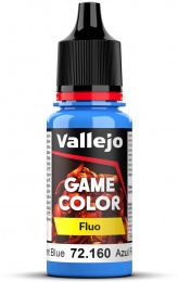 Vallejo: 72.160 - Game Color - Fluo - Blue (18 ml)