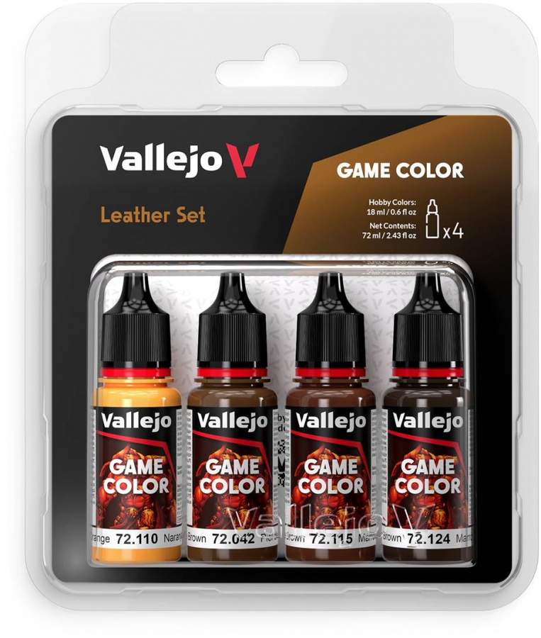 Vallejo: 72.385 - Game Color - Leather Set (4 x 18 ml)