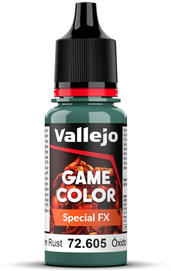 Vallejo: 72.605 - Game Color - Special FX - Green Rust (18 ml)