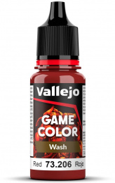 Vallejo: 73.206 - Game Color - Wash - Red (18 ml)