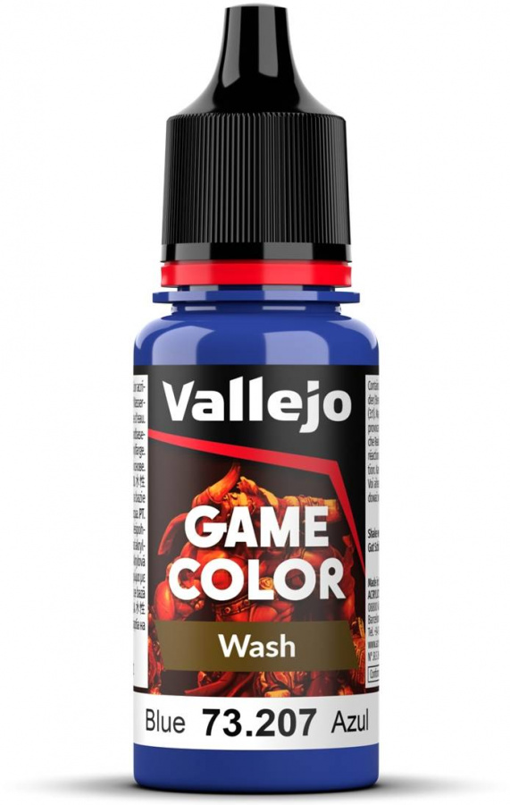 Vallejo: 73.207 - Game Color - Wash - Blue (18 ml)