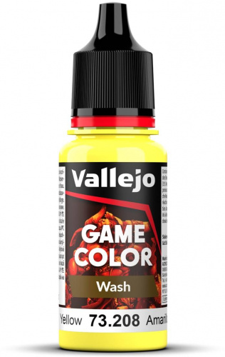 Vallejo: 73.208 - Game Color - Wash - Yellow (18 ml)