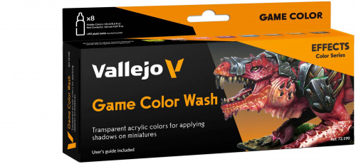Vallejo: 72.190 - Game Color - Game Color Wash (8 x 18 ml)