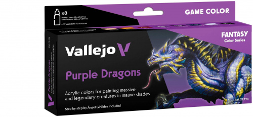 Vallejo: 72.194 - Game Color - Purple Dragons (8 x 18 ml)