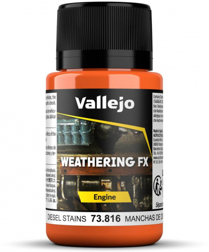 Vallejo: 73.816 - Weathering FX - Engine - Diesel Stains (40 ml)