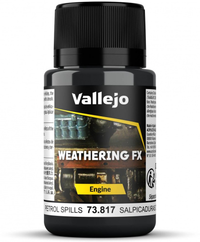 Vallejo: 73.817 - Weathering FX - Engine - Petrol Spills (40 ml)