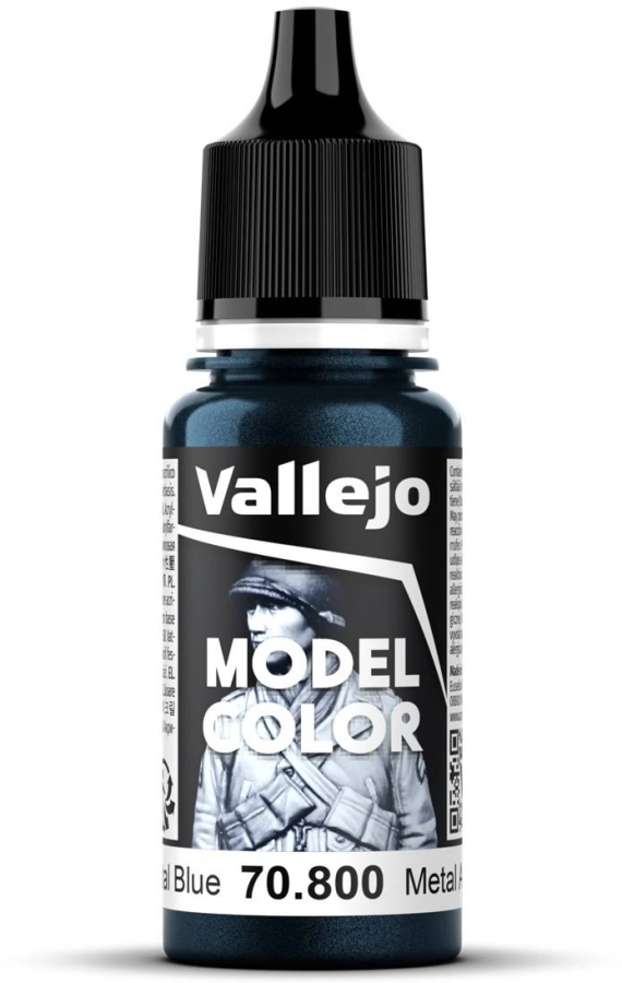 Vallejo: 70.800 - Model Color - Metallic - Gunmetal Blue (18 ml)