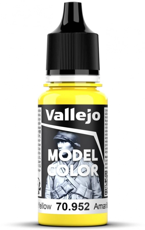 Vallejo: 70.952 - Model Color - Lemon Yellow (18 ml)