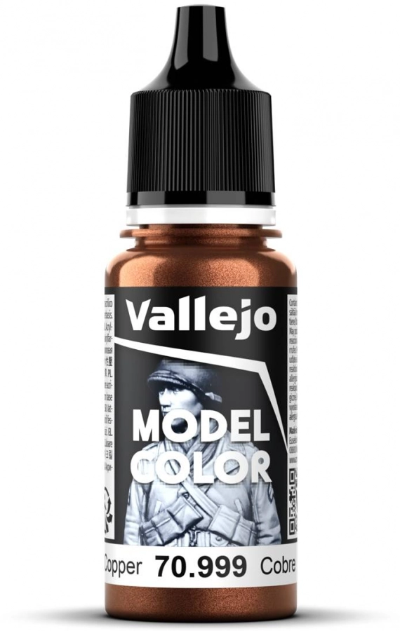 Vallejo: 70.999 - Model Color - Metallic - Copper (18 ml)