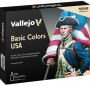 Vallejo: 70.140 - Model Color - Figure - Basic Colors USA (16 x 18 ml)