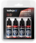 Vallejo: 77.254 - True Metallic Metal - Ruby Red Paint Set