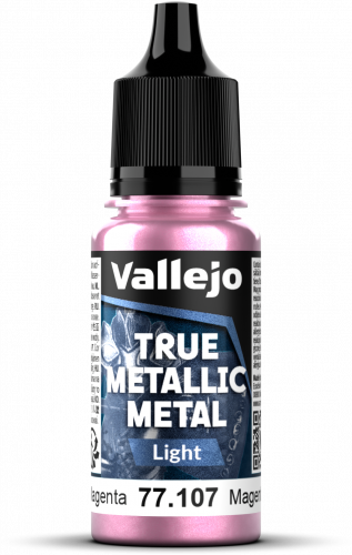 Vallejo: 77.107 - True Metallic Metal - Light - Crimson Magenta (18 ml)
