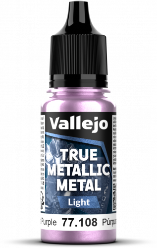 Vallejo: 77.108 - True Metallic Metal - Light - Amethyst Purple (18 ml)